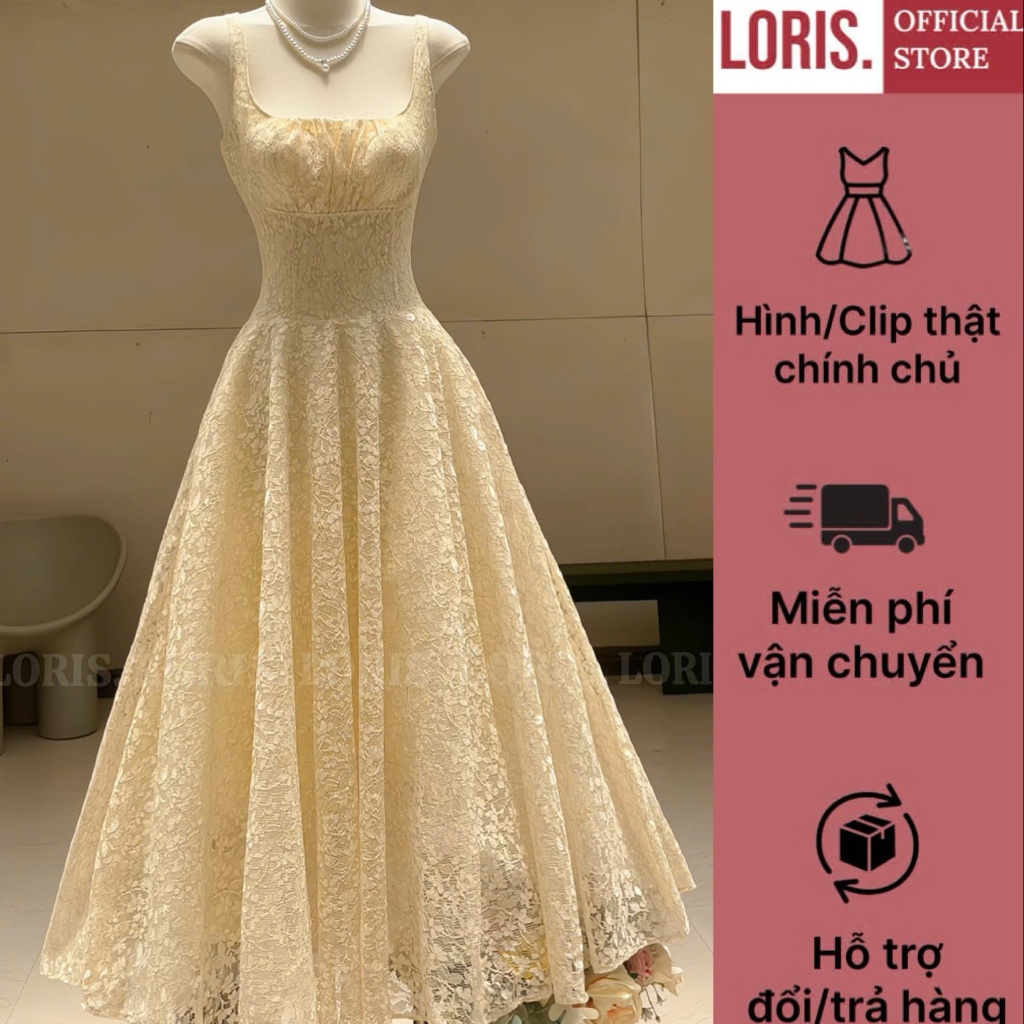 LORIS - Sunny Dress, Đầm đi tiệc 2 dây dáng dài