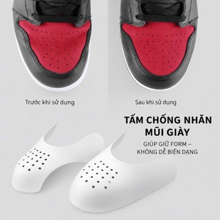 Bảo vệ mũi giày sneaker giữ form độn mũi giày chống nhăn gãy nứt giày da SHOECARE LMG03