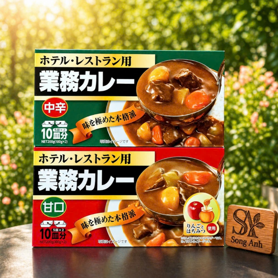 Viên Nấu Cari Kiểu Nhật Hachi 200g Nhật Bản