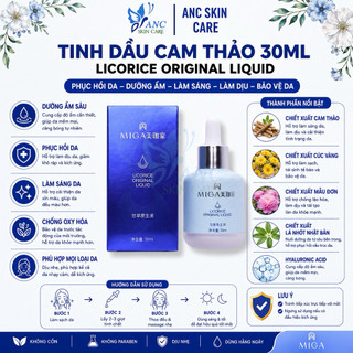 Tinh Dầu Cam Thảo Licorice Original Liguid Miga 30ml – Phục Hồi Da, Dưỡng Ẩm