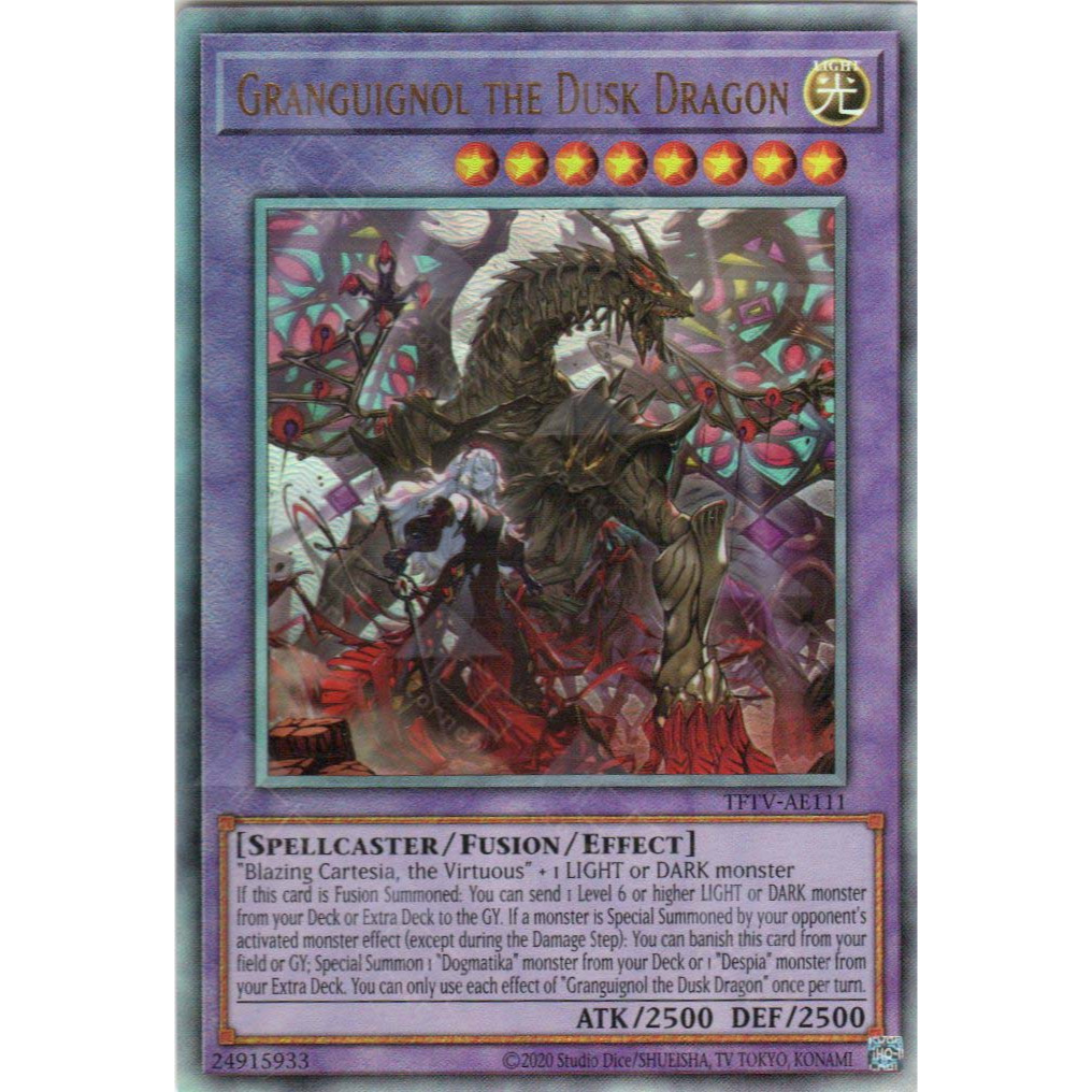 Thẻ bài Yugioh - TFTV-AE111 Granguignol the Dusk Dragon