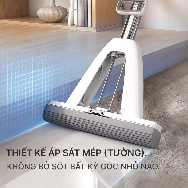 Chổi lau nhà, cây lau nhà Ecoco tự vắt khô sạch khuẩn hiện đại mới 2027