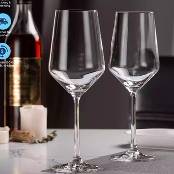 Combo ly rượu vang cao cấp 400ml / ly thuỷ tinh pha lê EDELITA Chardonnay 400ML | MSP: S83CD43