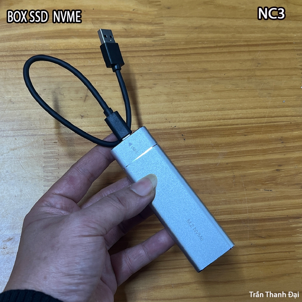BOX SSD nhận chuẩn M2 2230 2280, chuyển đổi ssd thành bộ nhớ di động