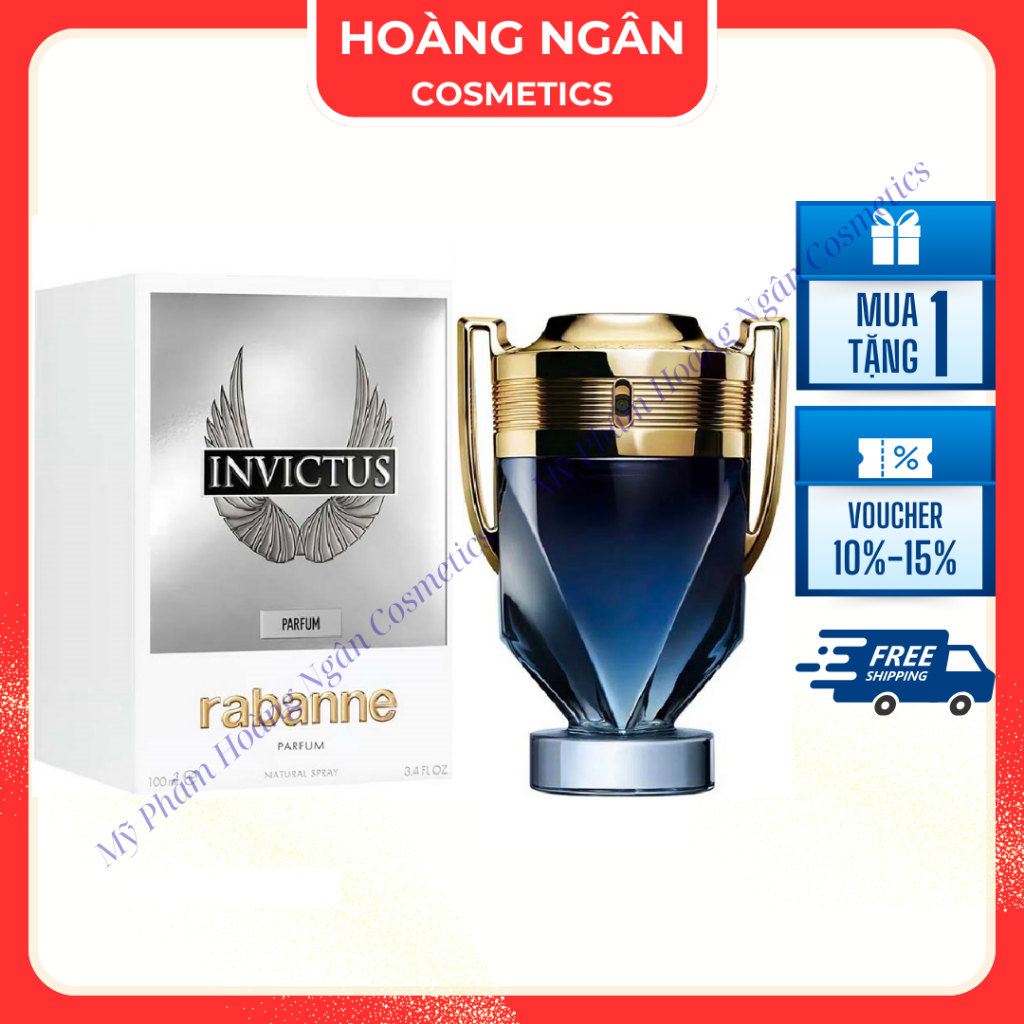 Nước Hoa Nam Paco Rabanne Invictus Parfum 100ml AUTH FULL BOX