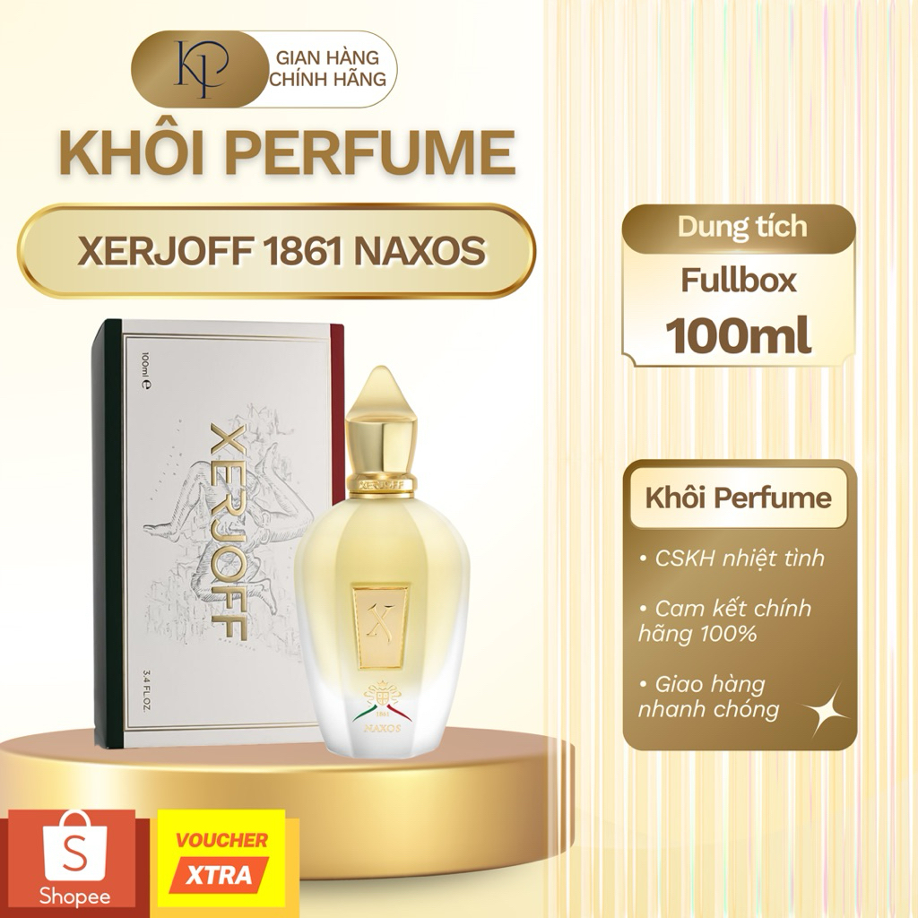 (Auth) Nước Hoa Unisex Xerjoff 1861 Naxos 100ml | Khôi Perfume