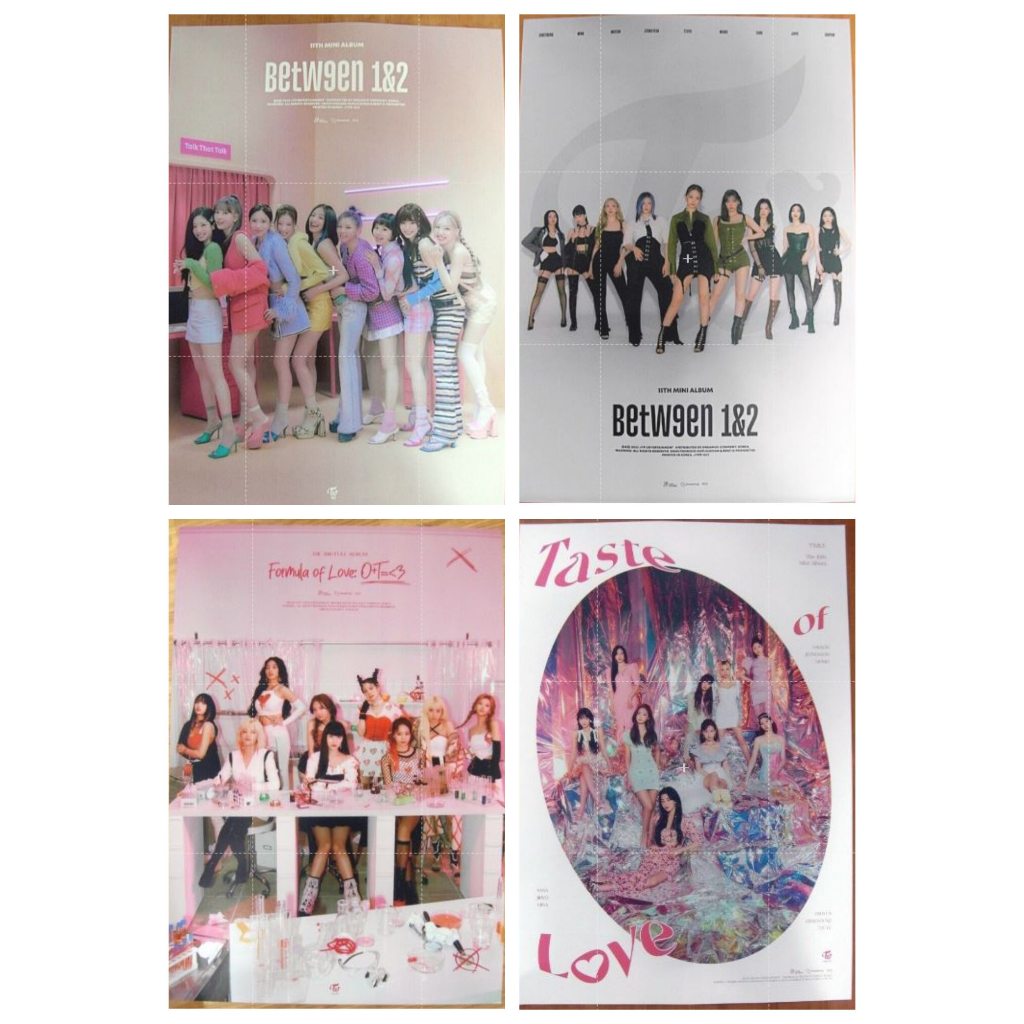 [Méo Store] Poster T W I C E between 1&2 IM NAYEON off có ống nhựa đựng bảo vệ