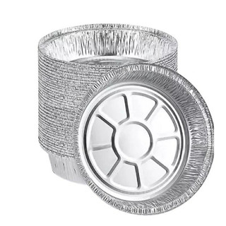 Quà Tặng 10 Khay Giấy Bạc Lót Nồi Chiên Không Dầu, Lò Nướng - Khuôn Đĩa Nhôm Đựng Thức Ăn, Thực Phẩm