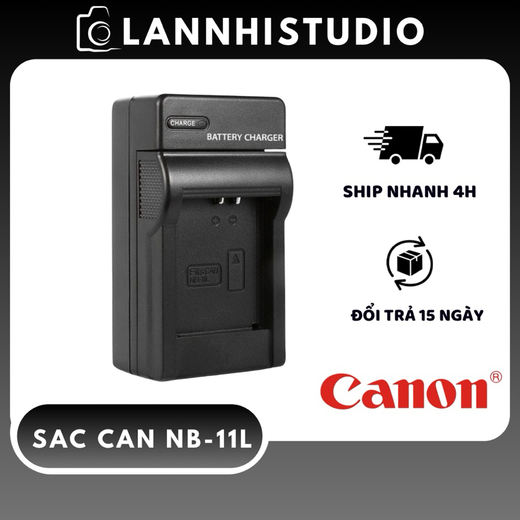 Sạc Pin Canon NB-11L Cho Máy Ảnh Canon IXY 110F, 180, 190, 200, 650 & PowerShot A2300, A4000..- Đốc 
