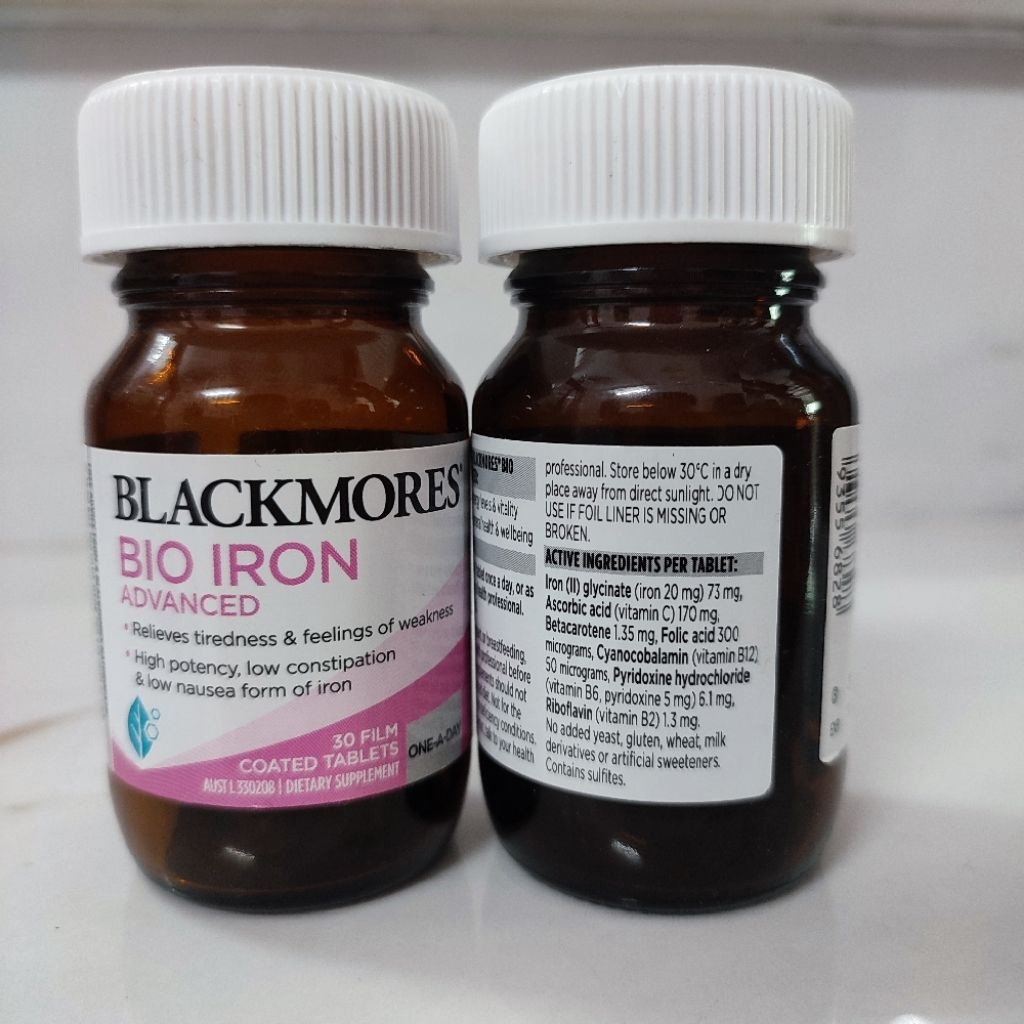 Sắt bio advance blackmores 30v úc