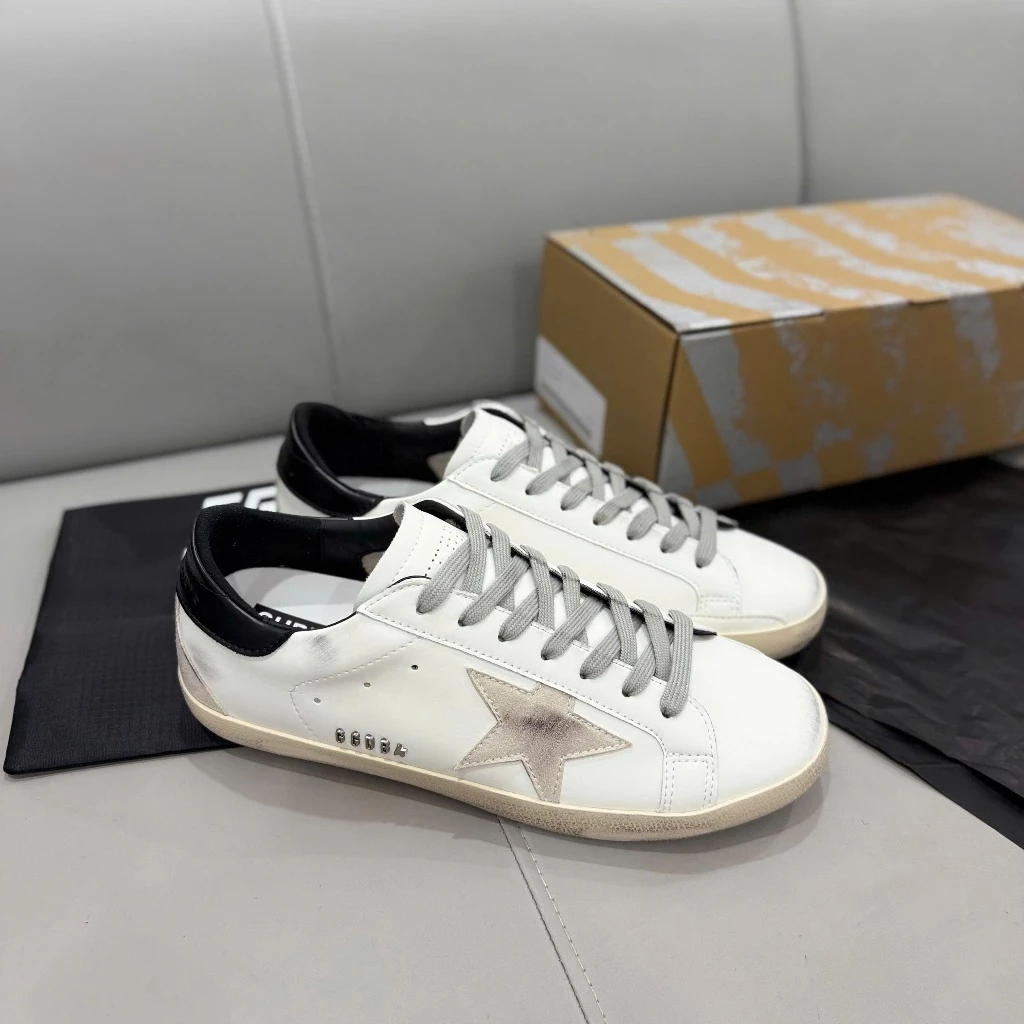 [CHU SNEAKER] Giày Sneaker Cổ Thấp Golden Goose Màu White Silver