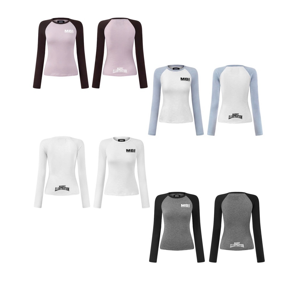 MBI | BABY RAGLAN SLEEVE | mbi.project/ 100% cotton (xước 2 chiều)