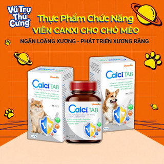 Viên Bổ Sung Canxi Cho Chó Mèo Calci Tab Vemedim Hộp 50 viên