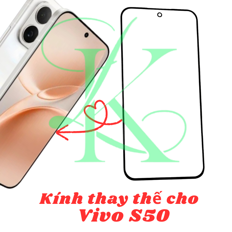 Kính ép trên màn hình dành cho Vivo S50 | kính ép dành cho Vivo S50