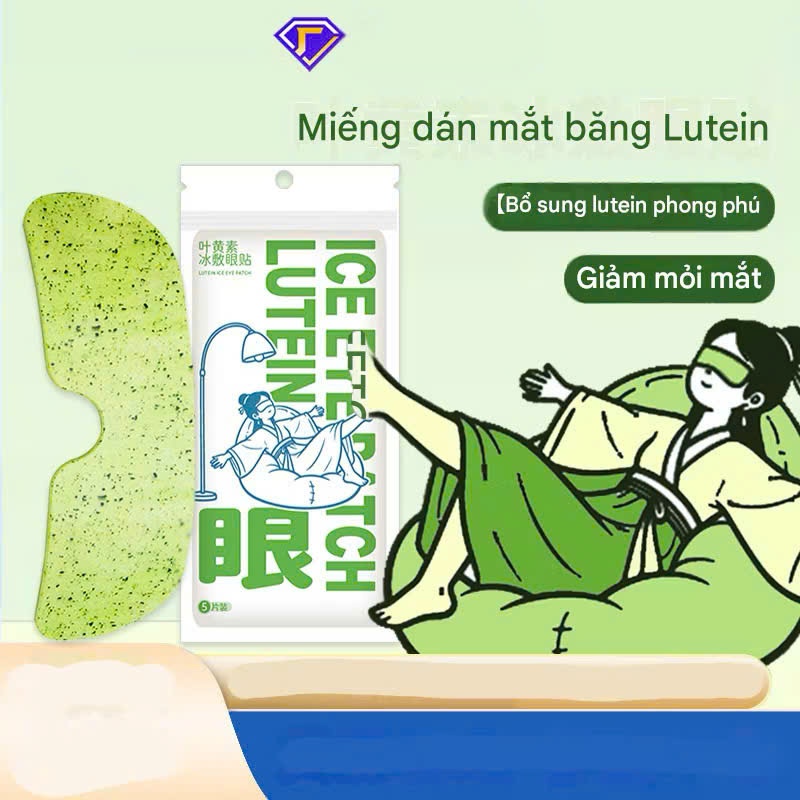 Mặt nạ mắt Lutein đắp lạnh - Hỗ trợ giảm nhãn áp, giảm mỏi mắt căng thẳng, làm dịu mắt sáng mắt