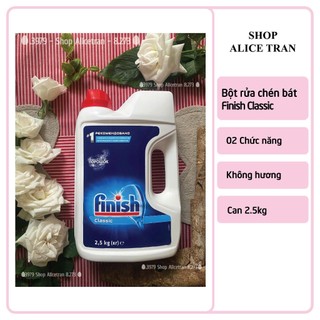 [HCM] Bột rửa chén bát Finish Classic (Dùng cho máy rửa chén bát)