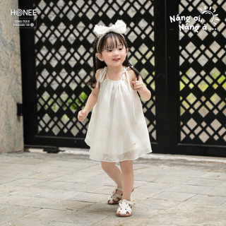 Váy Honee tiểu thư mềm mại cho bé gái (6-9M đến 3-4Y) (Áo bán rời)