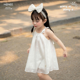 Váy Honee tiểu thư mềm mại cho bé gái (6-9M đến 3-4Y) (Áo bán rời)