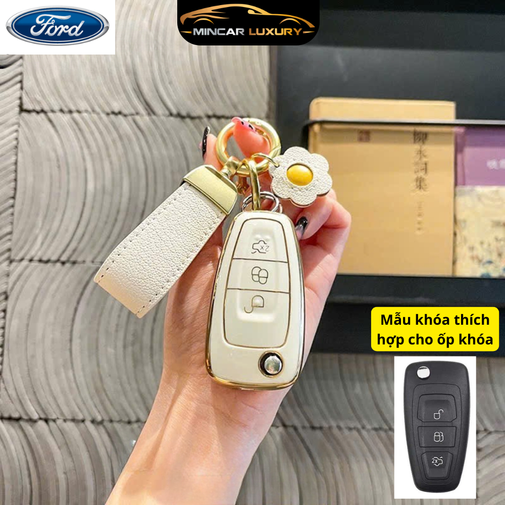 Ốp Chìa Khoá FORD Bọc Khóa Ford Ranger - XLS cũ - Mazda BT50 Bảo Vệ Chìa Khoá Chống Trầy Xước