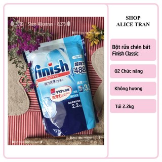 [HCM] Bột rửa chén bát Finish Classic (Dùng cho máy rửa chén bát)