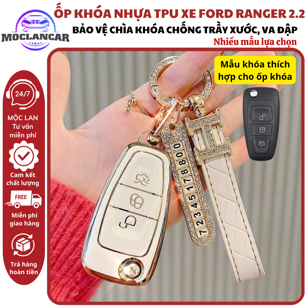 Ốp Chìa Khoá FORD Bọc Khóa Ford Ranger - XLS cũ - Mazda BT50 Bảo Vệ Chìa Khoá Chống Trầy Xước