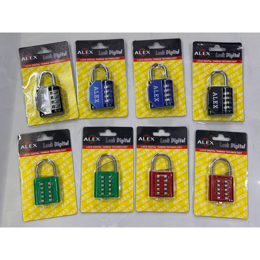 Ổ khoá số tiện lợi, ổ khoá mật mã 4 số Alex -2 loại