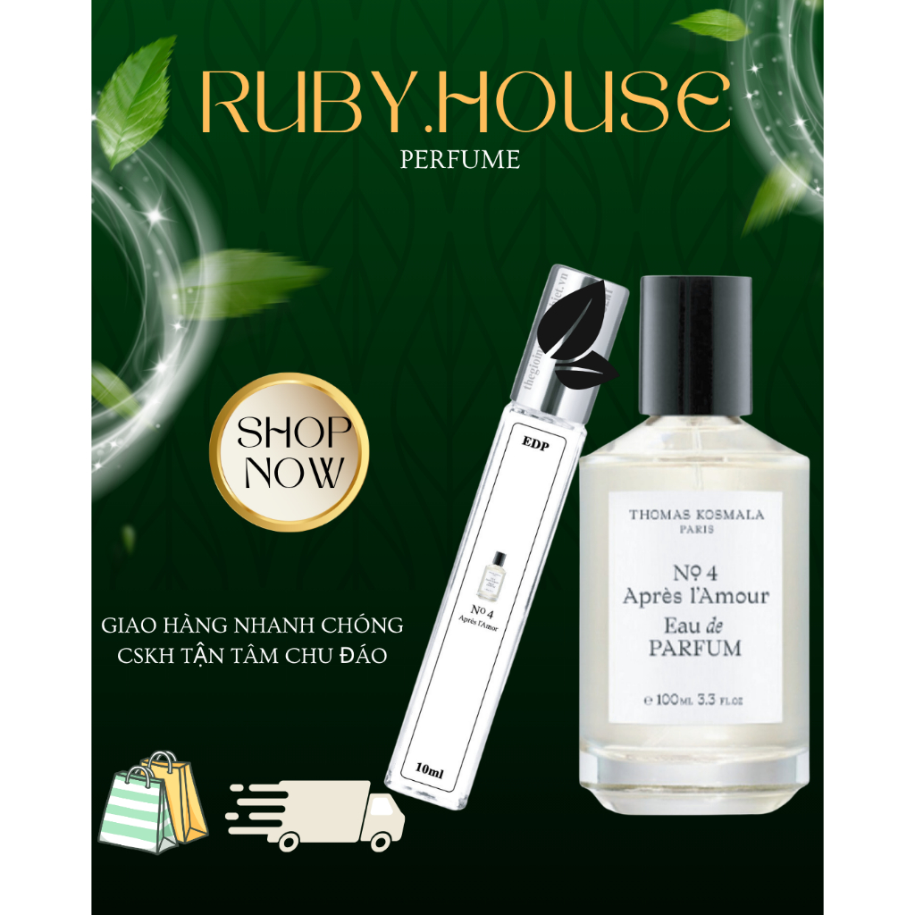 Nước Hoa Thomas kosmala No4 10ml - 🌼
