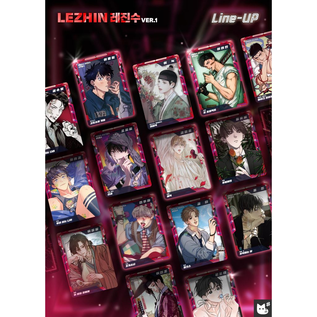 (SẴN) Trading Card BOMTOON + LEZHIN ver bot (đọc kĩ mô tả)