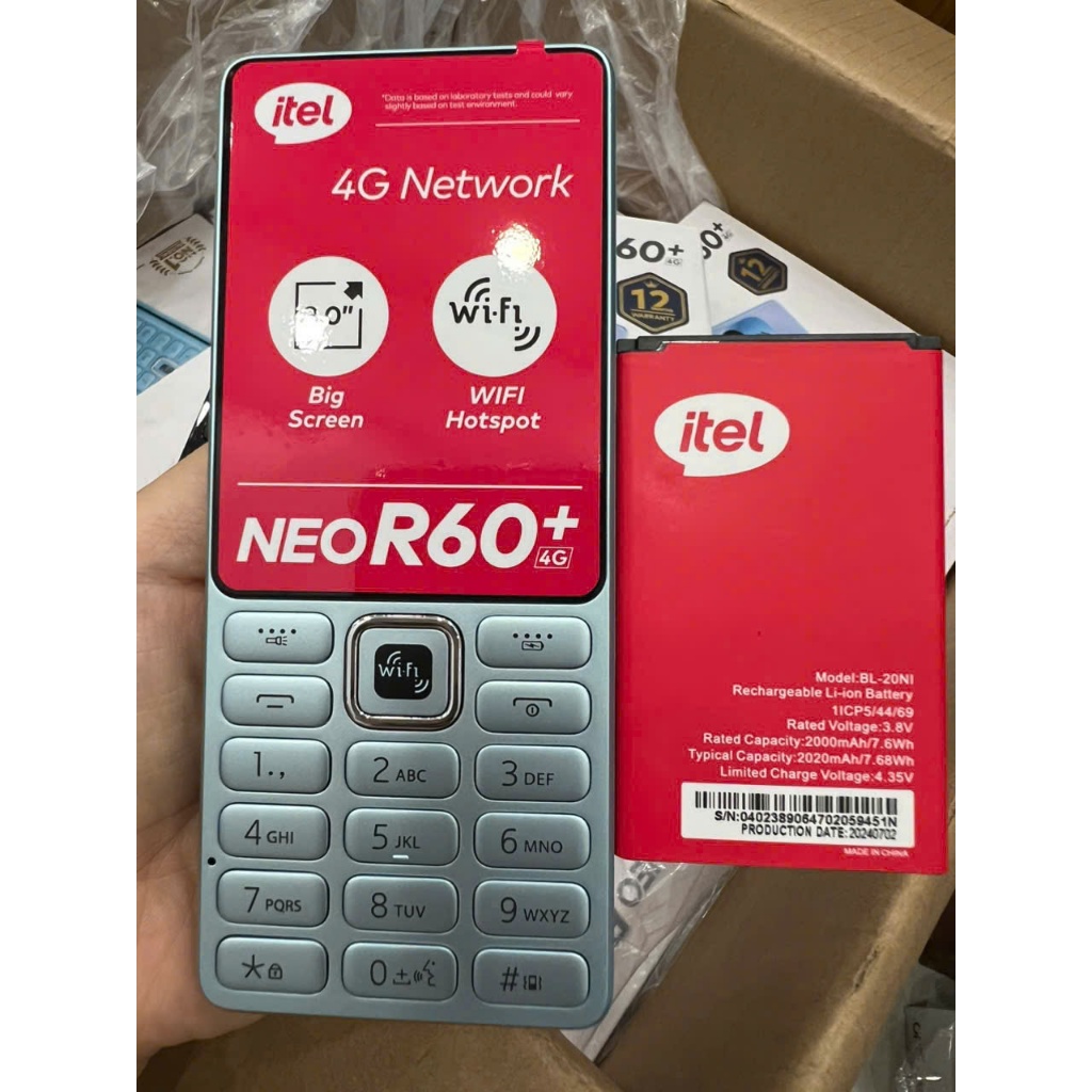 ĐIỆN THOẠI ITEL IT9310 4G – PIN TRÂU, LOA TO, CHỮ LỚN, 2 SIM mới bảo hành 12 tháng