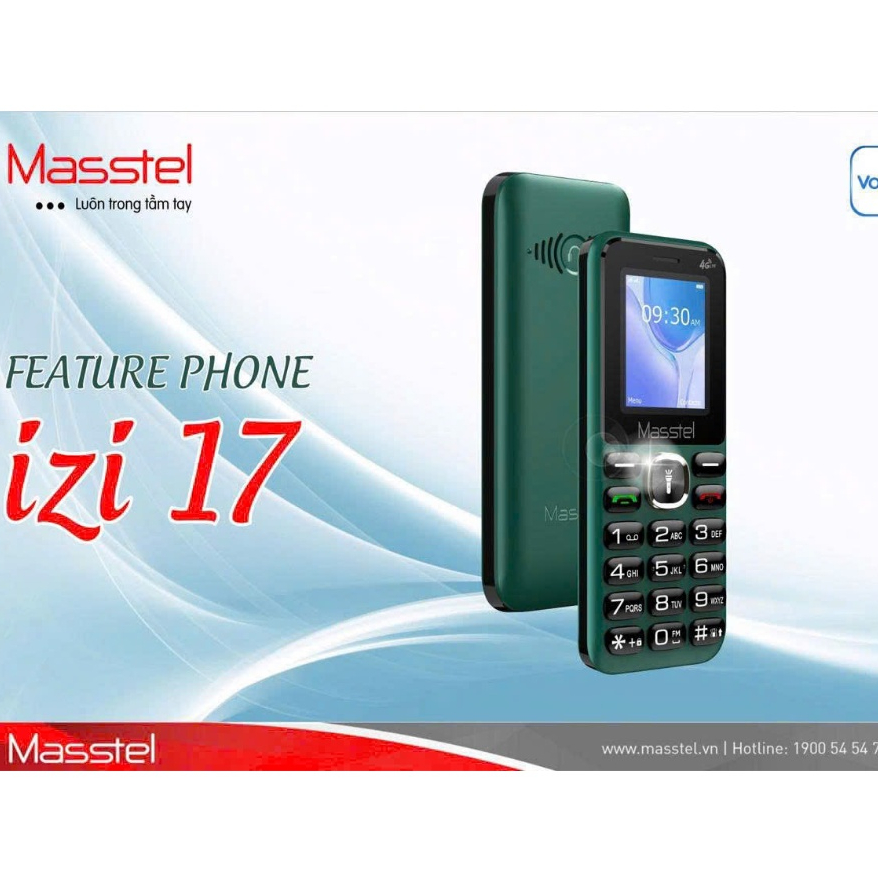 ĐIỆN THOẠI MASTEL IZI 17 – NHỎ GỌN, PIN BỀN, 2 SIM, GIÁ RẺ