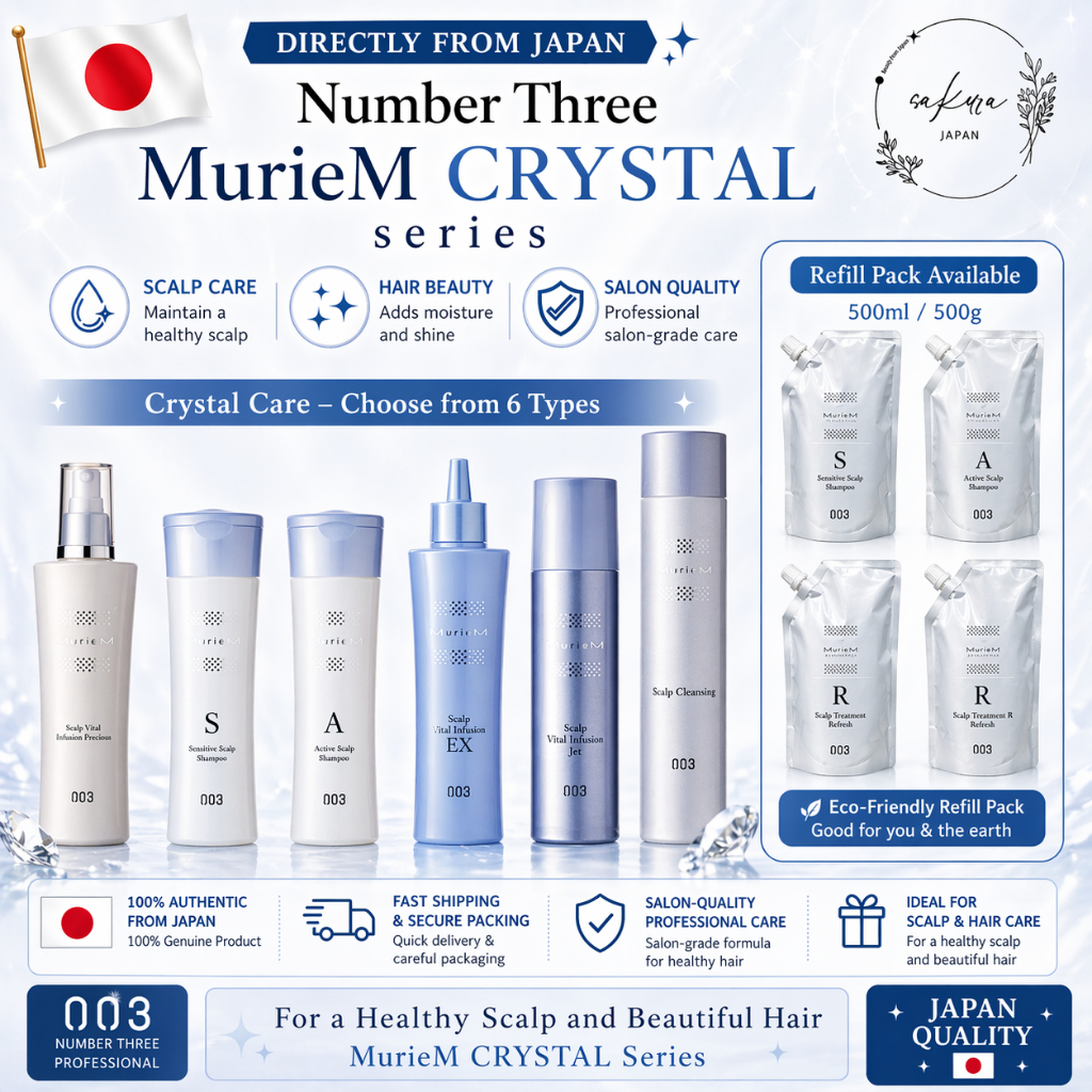 Number Three 003 Muriem Crystal SCALP CLEANSING Shampoo Treatment