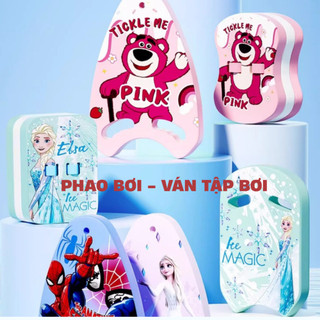 Ván tập bơi phao lưng học bơi cho bé trai bé gái trẻ em người lớn hình siêu nhân công chúa siêu nhân