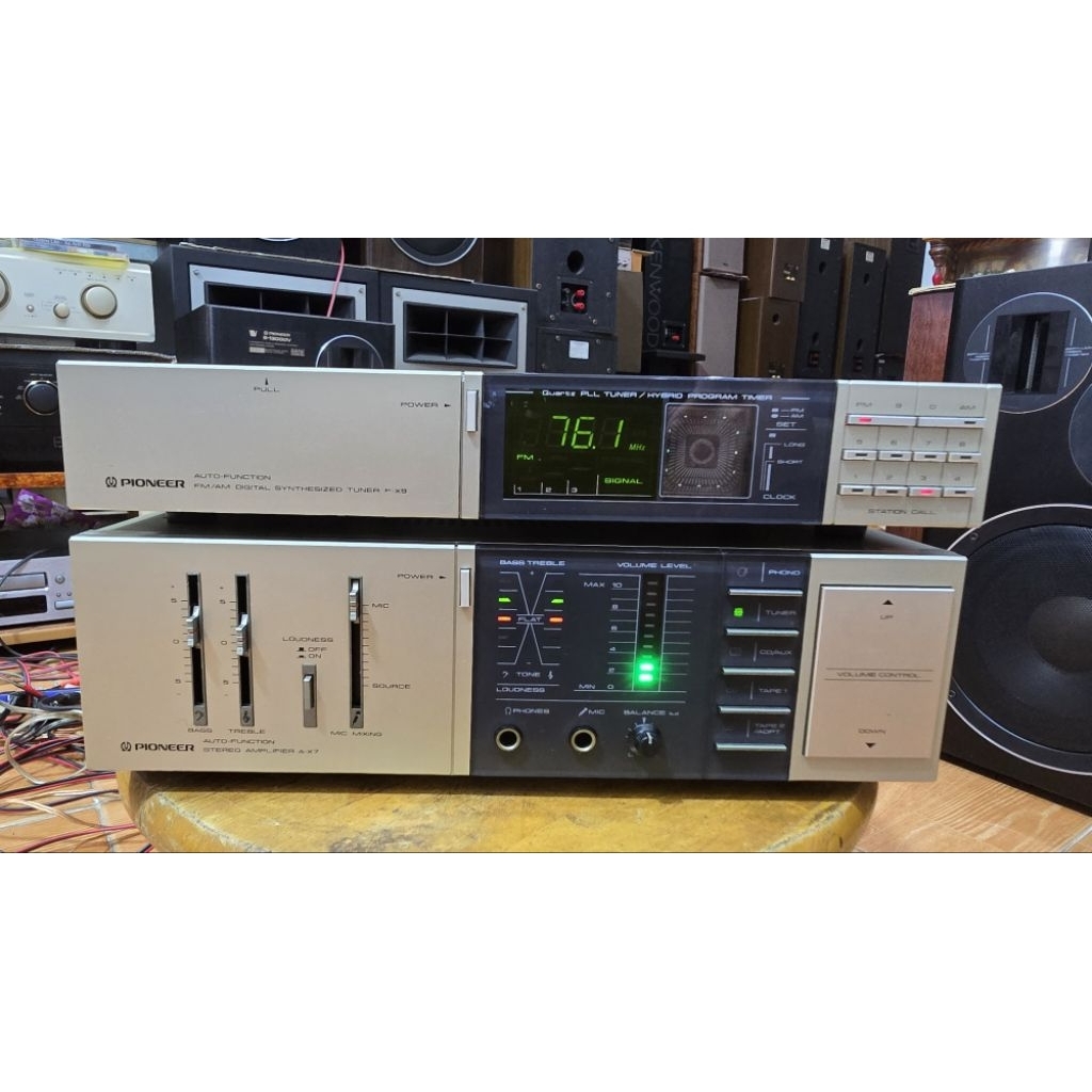 Amply và Tuner Pioneer A-X7