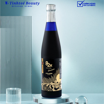 Nước Uống 82X Collagen Sakura Phiên Bản Cao Cấp, Trẻ Hóa Toàn Diện, Ngăn Ngừa Lão Hóa Da 500ml/Chai