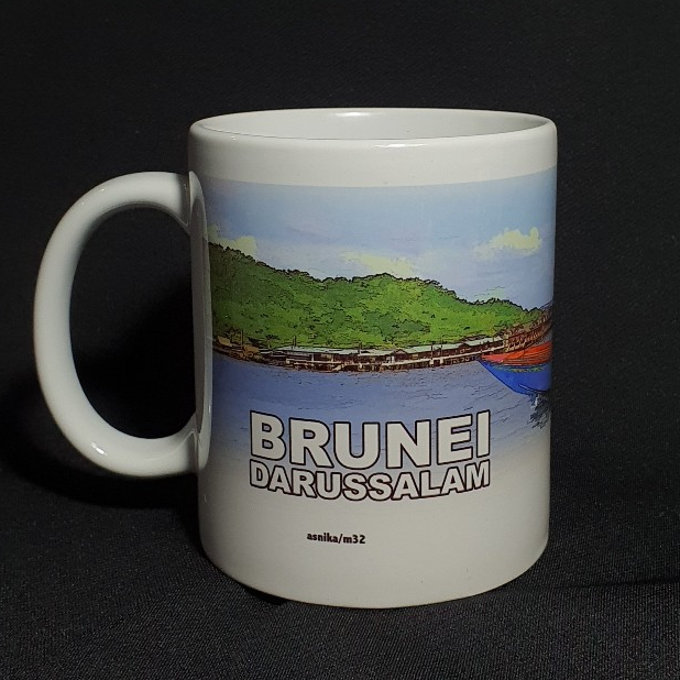Ca sứ in ảnh phong cảnh Brunei