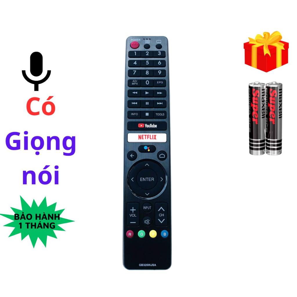 Remote điều khiển tivi SHARP Mã 08 GB326WJSA Giọng Nói,điều khiển TV SHARP 2T- C42BG1X- ĐT Bích Thuỷ