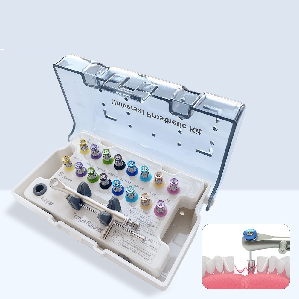 Có VAT | Bộ Kit Implant Nội Nha YLDent – Kit Mở Implant Kèm Torque Ratchet