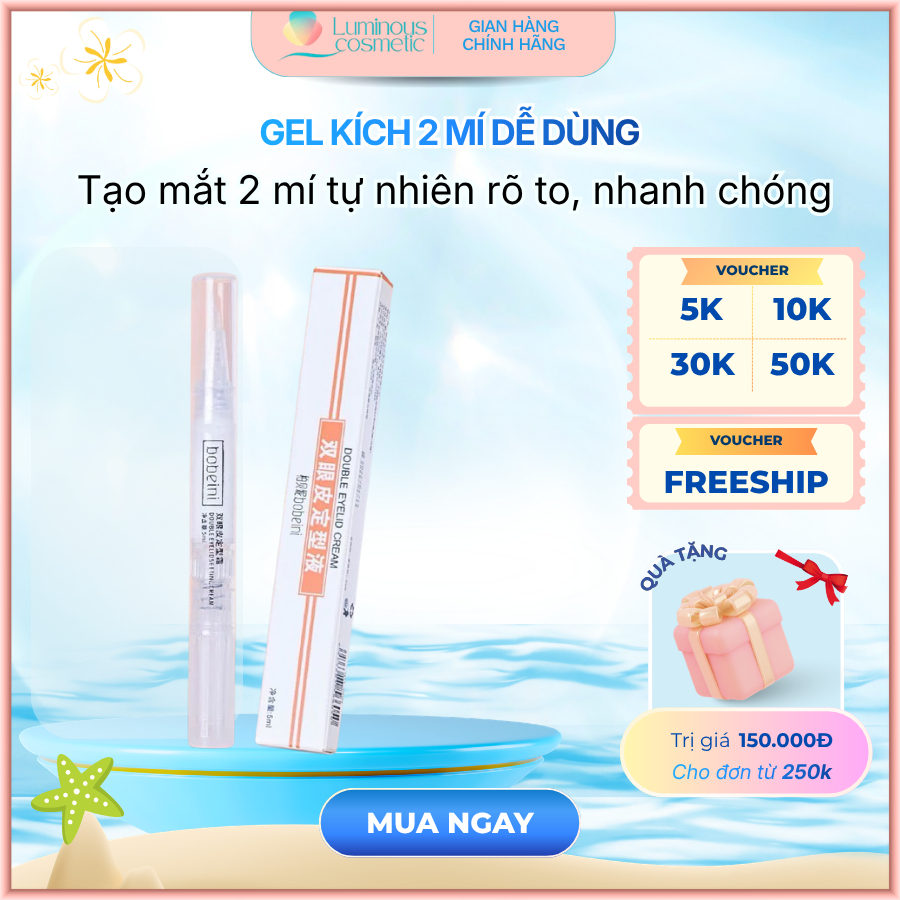 Gel kích 2 mí, keo kích mí, bút kích mí tạo mắt 2 mí tự nhiên rõ to - Gel kích mí Macfee Hàn Quốc 3m