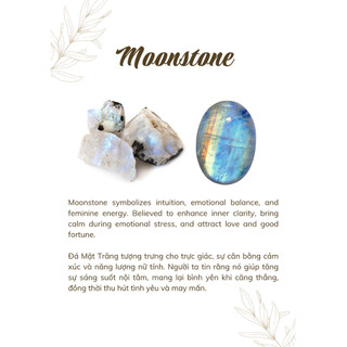 Vòng tay macrame Moonstone x Labradorite tự nhiên