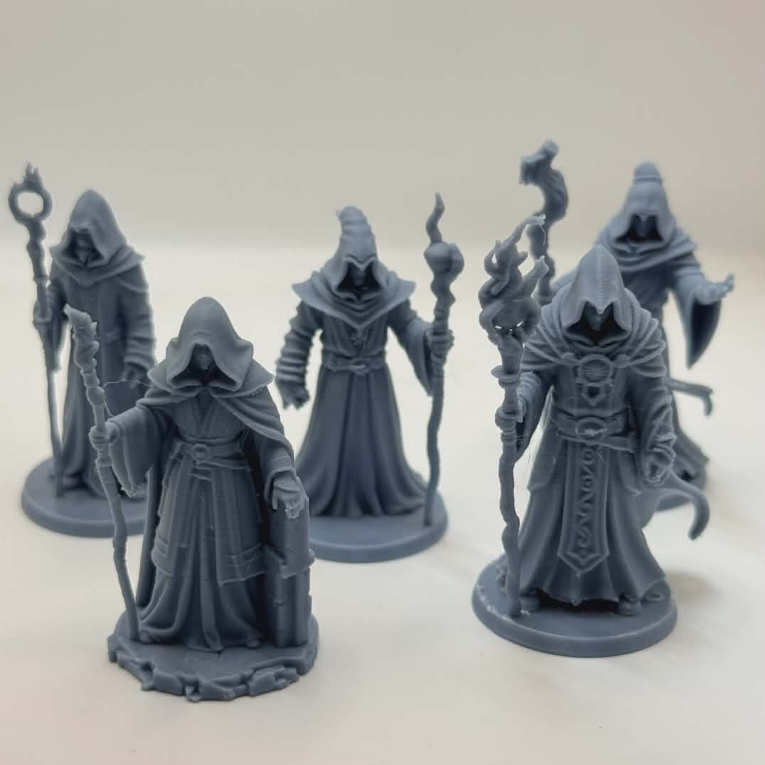 Mô Hình Miniature Pháp Sư Phù Thủy Đủ Mẫu - Dungeons and Dragons (DnD)