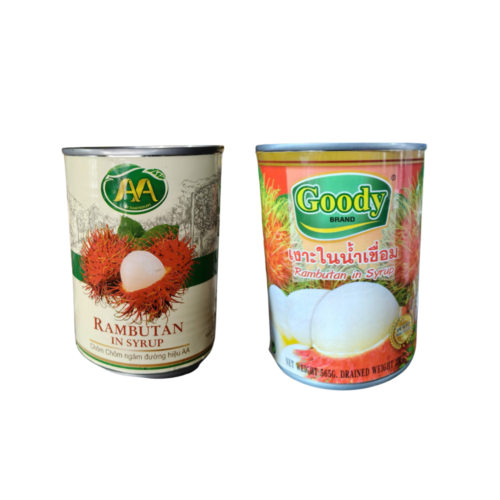 Chôm Chôm ngâm đường hiệu AA / GROODY 565g - Chôm Chôm Thái Lon