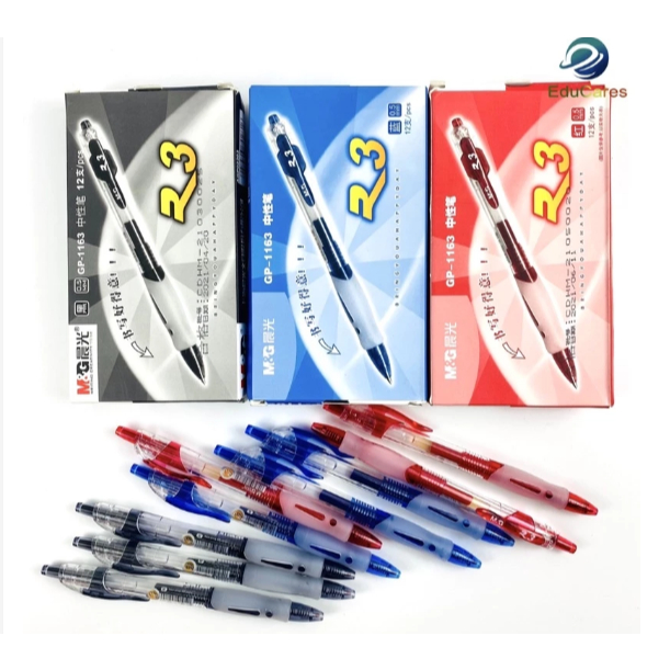 Bút bi nước M&G GP1163 ngòi 0.5mm (12 chiếc/hộp)