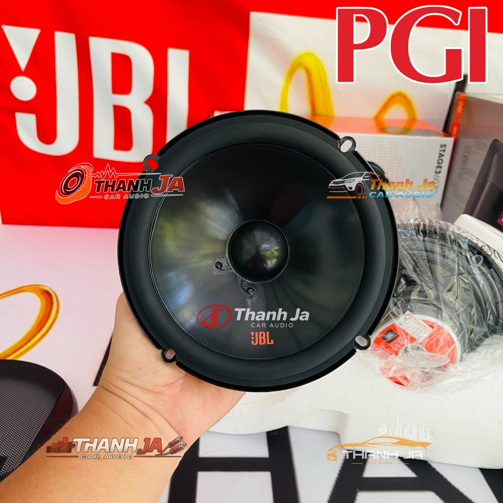 1 Bộ Loa Phân Tần JBL STAGE 607C Lắp Trên oto , Hàng PGI, Kèm jack , kèm vè che mưa , kèm đế loa, Bă