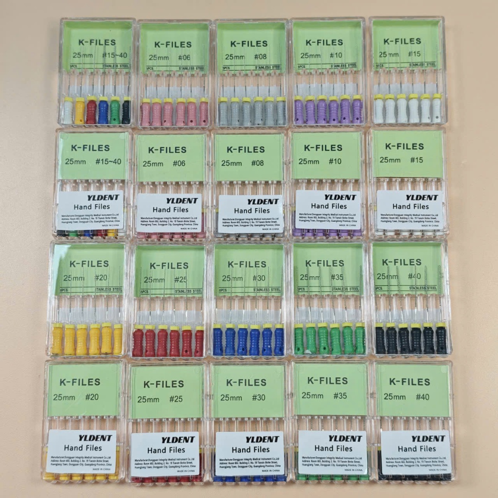 Nong dũa H-file + K-file + Reamer/ File tay Vuông - Tròn - Tam giác