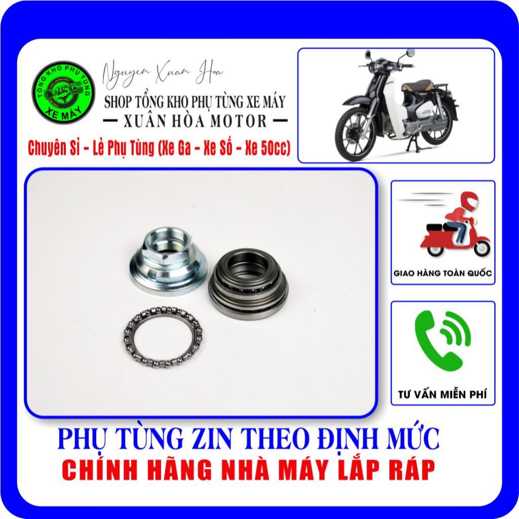 Bộ chén cổ phốt/ Bộ bi bát phốt Cub 83 Detech/ Cub 83 RetroX/ Cub Espero Classic VVIP (Hàng nhập khẩ