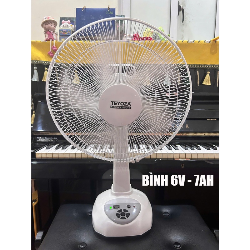 Quạt tích điện 14inch TEYOZA Model S014