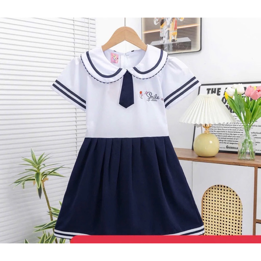 (14kg-48kg)VÁY ĐẦM LIỀN HỌC SINH CẤP 1 BST 2