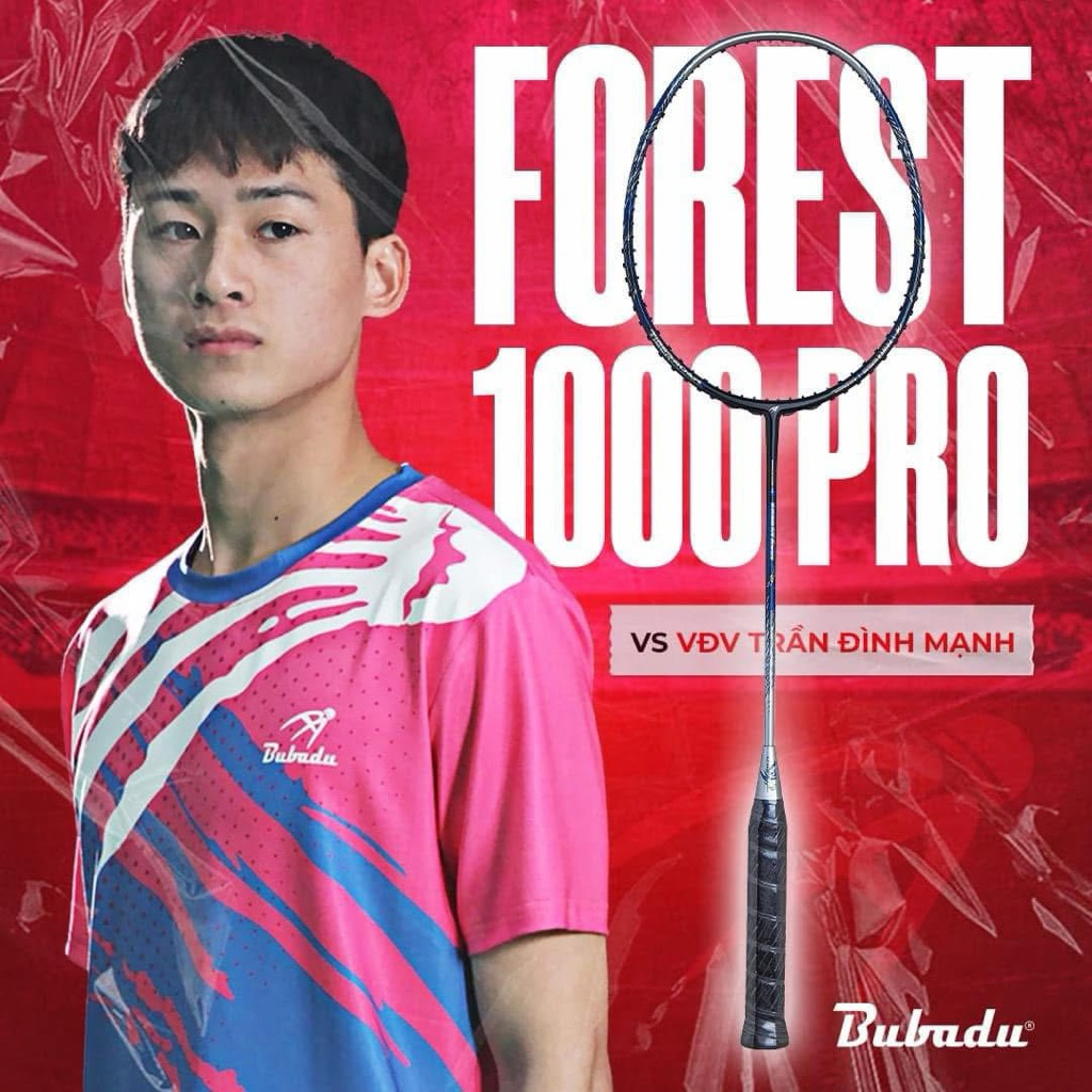 Vợt cầu lông Bubadu Forest 1000 Pro chính hãng [INBOX CĂNG CƯỚC]