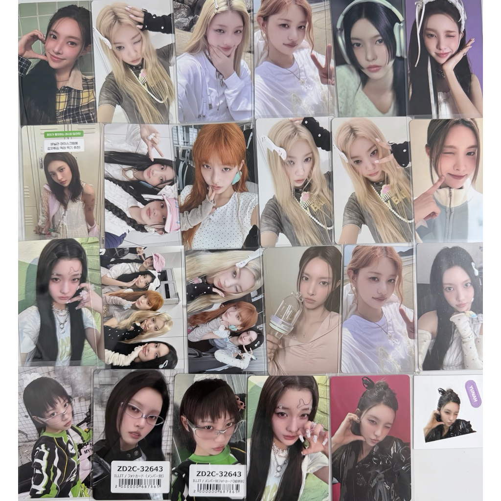 Tổng Hợp Card ILLIT POB, Weverse, Album Các Đợt chính hãng 100%