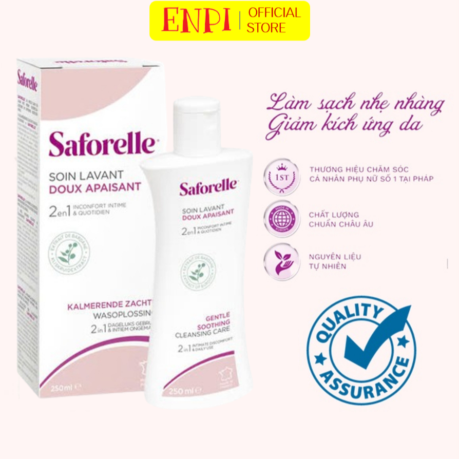 Dung dịch vệ sinh Saforelle Soin Lavant Doux
